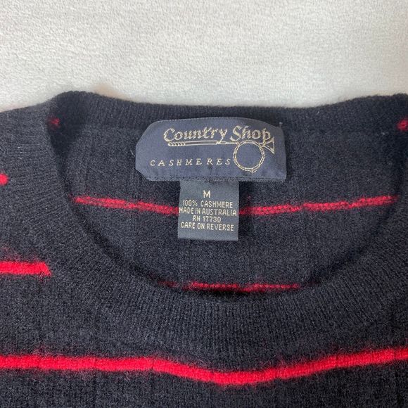 Country shop cashmere sweater Australia stripped medium - Picture 3 of 7